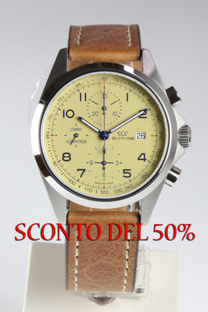 GLYCINE COMBAT CRONO ACCIAIO AUTOMATIC