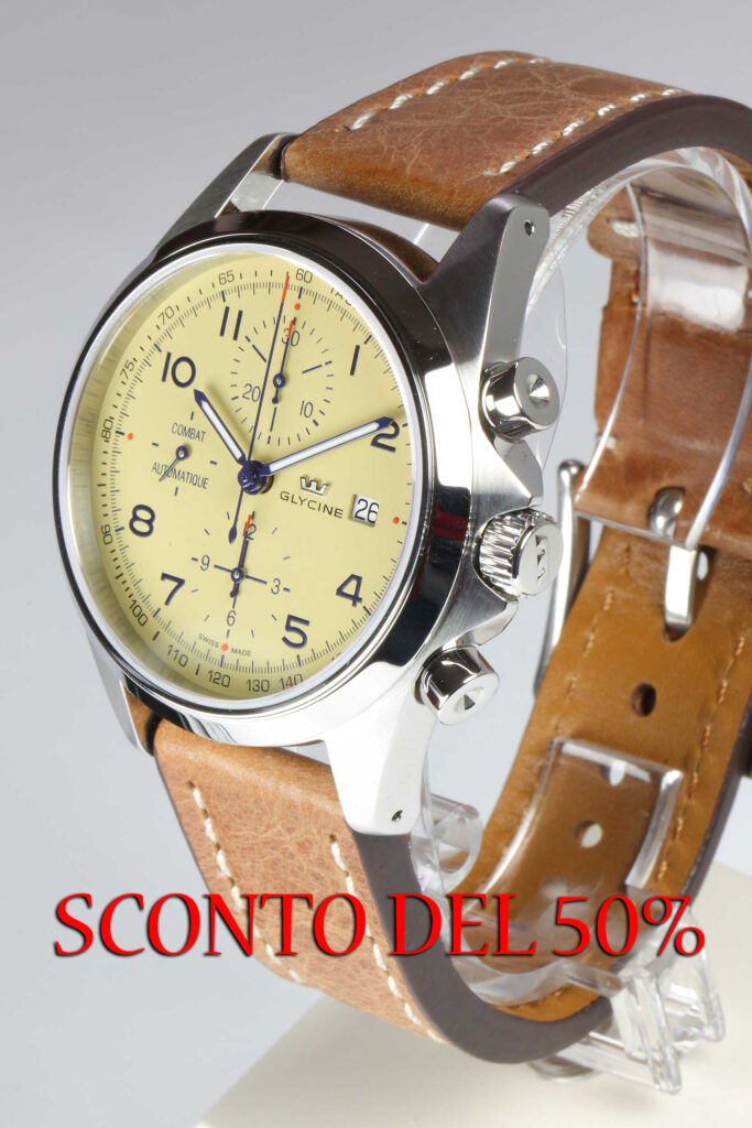 GLYCINE COMBAT CRONO ACCIAIO AUTOMATIC